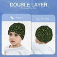 thumbnail image 6 of Pofeuu Green Branch Olive Print Toddler Beanies for Boys Baby Warm Slouchy Skullcap Hats Toddler Beanie Knit Caps Hats for Kids, 6 of 7