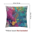thumbnail image 4 of Acheng  Splash Ink Graffiti Throw Pillow Cushion Covers Color Background of Paint Splashes Decorative Square Accent Pillow Case Set Of 2 Two Sides Print 20x20in, 4 of 7