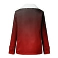 thumbnail image 3 of Manteau à Col Imprimé pour Femmes Hiver Chaud Manches Longues Grande Taille Veste avec Poche, 3 of 7