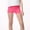 Watermelon Red, variant on CYRBOKO Bike Shorts for Girls, Solid Color Dancewear Elastic Waist Casual Summer Leggings Hot Pink Size 6T