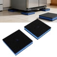thumbnail image 4 of jifeng Anti Vibration Pad Bathroom Damping Mat for Washers Exercise Machine Gym Use 10cmx10cmx2.23cm, 4 of 6