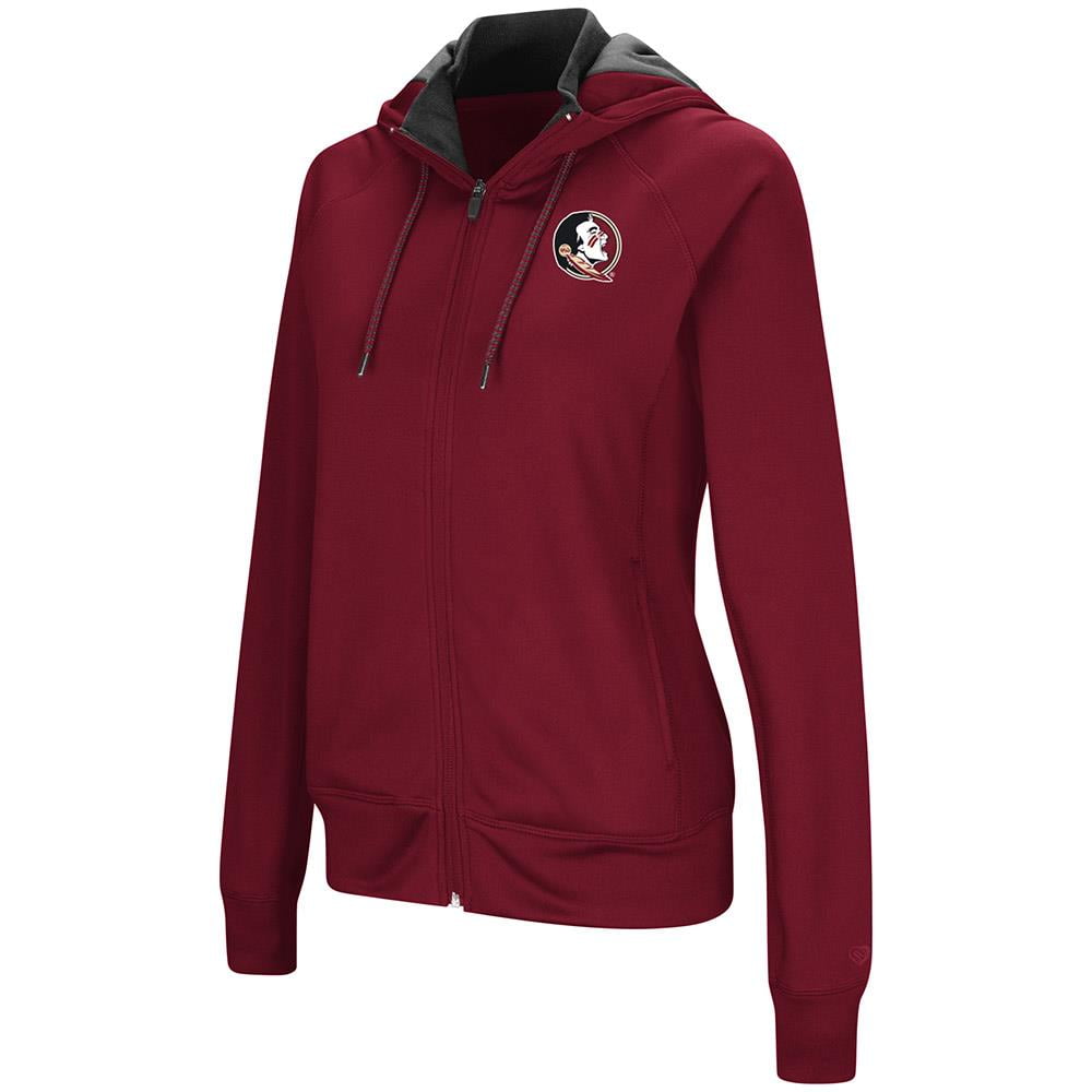 Womens Florida State Seminoles Poly Fleece Full Zip Hoodie by Colosseum