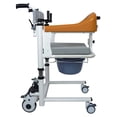 thumbnail image 3 of Silla de Transferencia Hidráulica Traslado con Cómodo Sanitario | Grúa para Levantar Paciente, Elevador para Adulto Mayor, Marco de Acero, Ajustable, Auxiliar para Baño, 3 of 4