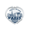 thumbnail image 1 of Paris France Flag Eiffel Tower Architecture Mirror Travel Magnification Portable Handheld Pocket Makeup, 1 of 3