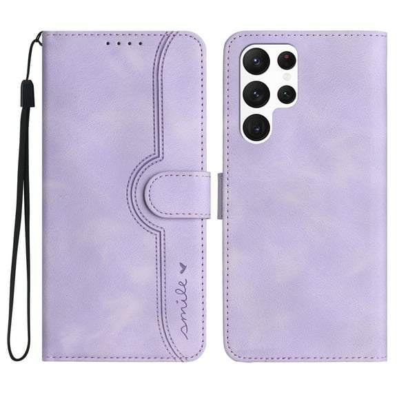 Jiahe Cover for Samsung Galaxy A34 5G, Wallet Case with Credit Card Holder,Shockproof Magnetic Anti-Scratch Premium Leather Cover with Card Slots Kickstand Cover Case, purple