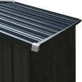thumbnail image 6 of VEIKOUS 8'x12' Outdoor Storage Shed, Metal Tool Storage Sheds, w/Lockable Door & Air Vent, Suitable for Garden, Patio, Gray, 6 of 11