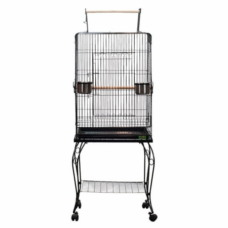 UPC: 0644472017182 | A&E Cage Opening Playtop Bird Cage  Black