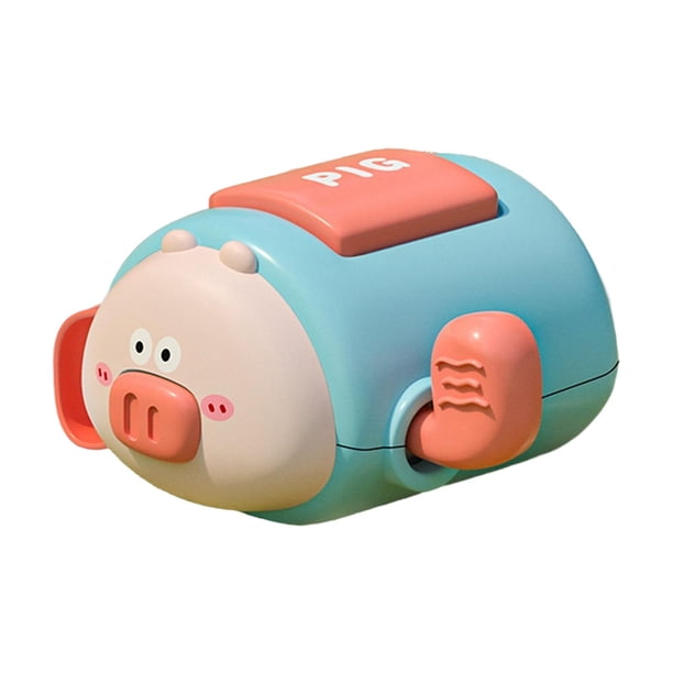 Juguetes de baño para bebés Hugo Flotante Wind Up Juegos de piscina Cerdo Edad 3 4