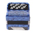 thumbnail image 3 of Accordion 62 Keys 60 Bass Key Professional Playing Instrument for Beginner Examination Dark Blue, 3 of 14