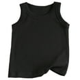 thumbnail image 2 of JIAYUE Boys Girls Tops Cotton Sleeveless Undershirt Solid Color For Children All Season Wear, 2 of 3