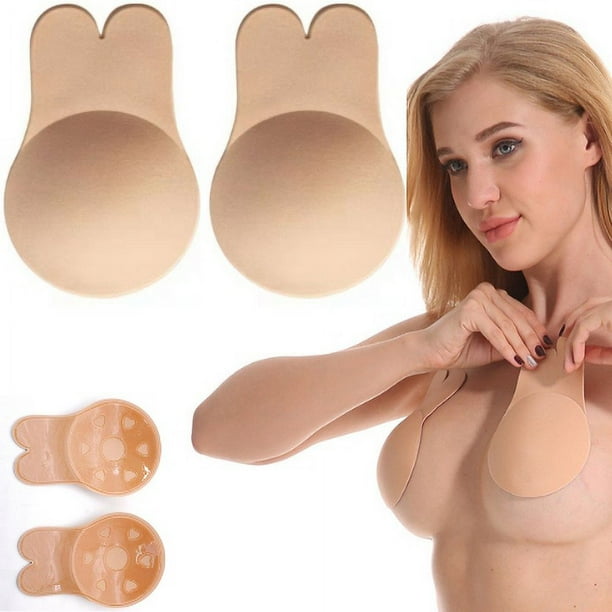 Sujetador Adhesivo Copas De Silicona Para Senos Como Se Usa