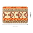 thumbnail image 3 of DouZhe Doormat Non-Slip Washable Floor Mat, Indoor Area Rug Vintage Southwestern Native Aztec Style Pattern Carpet, 24x16 inches, 3 of 7