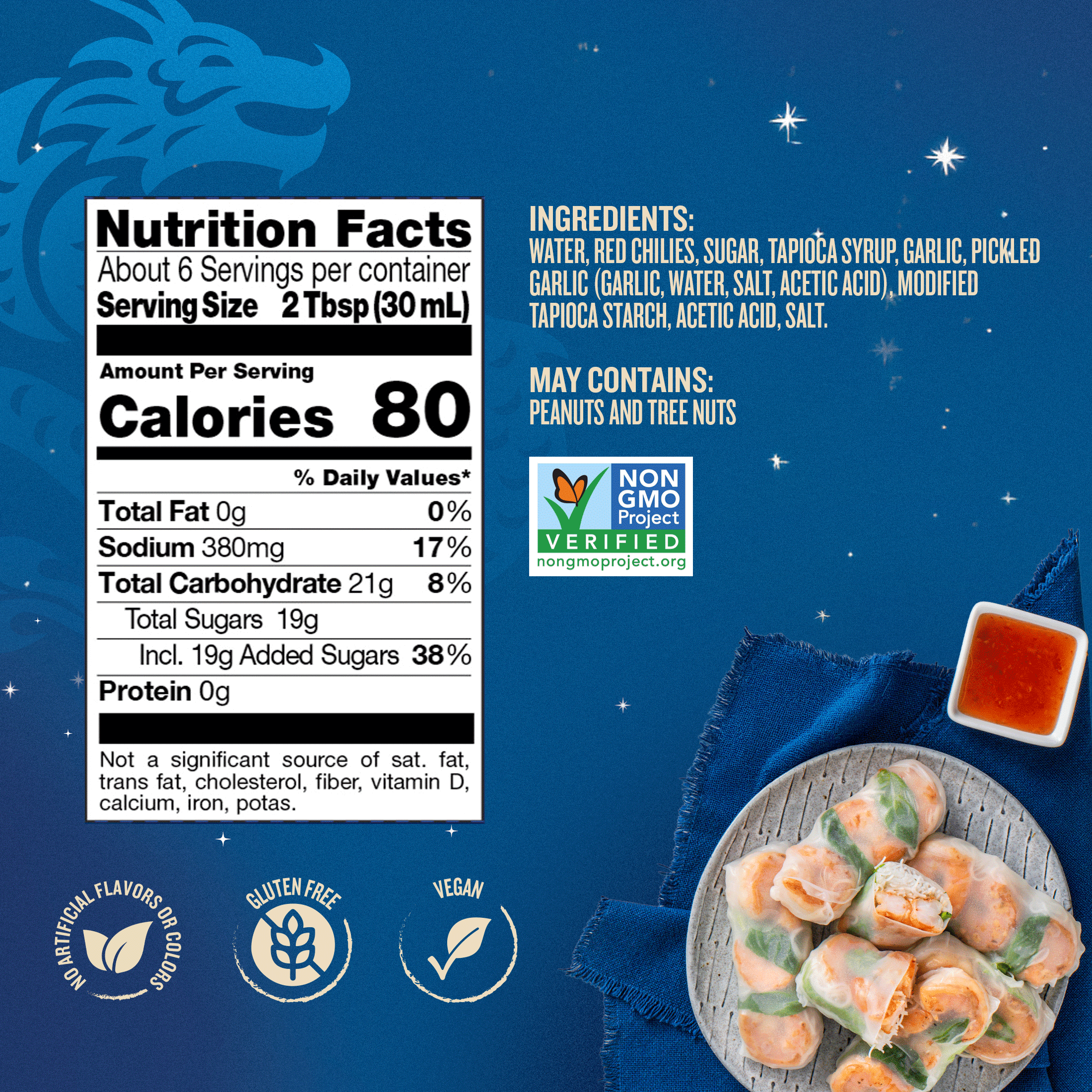 (4 pack) Blue Dragon Thai Sweet Chili Sauce, 10.5 oz