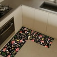 thumbnail image 4 of BotaniNest Kitchen Rug 2 Piece Home Farmhouse Kitchen Floor Mat Absorbent And Washable Runner Rug Kitchen 17x30+17x47 Inches, 4 of 6