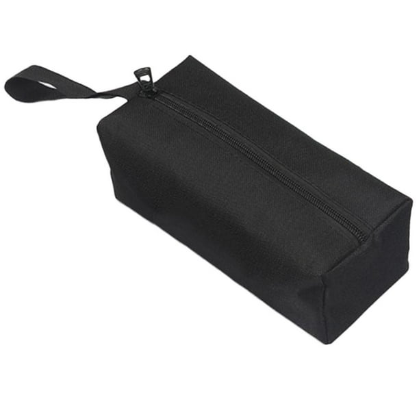 Bolsas de herramientas con cremallera para electricista Organizadores Bolsa de Negro L 600D Zulema Bolsa pequeña de lona con cremallera