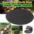 thumbnail image 3 of Round Fire Pit Mat For Decking,bbq Grill Splatter Mat, Fireproof Mat Heat, 3 of 5