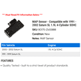 thumbnail image 2 of MAP Sensor - Compatible with 1991 - 2002 Saturn SL 1.9L 4-Cylinder SOHC 1992 1993 1994 1995 1996 1997 1998 1999 2000 2001, 2 of 2