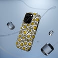 thumbnail image 5 of DistinctInk Tough Case for Apple iPhone 13 Pro MAX (6.7" Screen), Compatible with MagSafe Charging - "Infinite Smiling Daisy Pattern Delight", 5 of 6