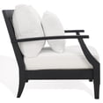 thumbnail image 5 of Safavieh Couture Martinique Coastal Patio Armchair, Black/White, 5 of 11