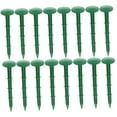thumbnail image 4 of Topbathy 100Pcs Garden Stakes Green Plastic Durable Ground Pegs for Outdoor Fabric and Lawn Fixing, 4 of 8