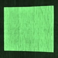 thumbnail image 1 of Ahgly Company Indoor Square Oriental Emerald Green Modern Area Rugs, 8' Square, 1 of 4