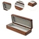 thumbnail image 3 of Estuche rígido de madera para gafas para hombre y mujer Estuche rígido para gafas (las gafas no están incluidas) marrón oscuro, 3 of 6