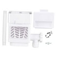 thumbnail image 2 of DYNWAVECA Rain Water Collection System, Raindrop Collection, Rain Collector Rain Barrel Diverter for Downspouts Landscape Yard Watering White, 2 of 10