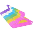 thumbnail image 1 of 60 Pcs Perchas de Plástico para Niños, Ganchos de Plástico para Ropa Infantil, Ganchos Estándar Antideslizantes, Ganchos para Bebé para Uso Diario, Multicolores, Paquete de 60 Perchas de Bebé, 1 of 8