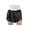 Black, variant on Men's Athletic Running Shorts