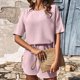 thumbnail image 5 of Puntoco Moda Mujer Verano Casual Manga Corta Blusas Botton Cuello Redondo Tops Pantalones Largos Liquidación Puntoco Puntoco-2961, 5 of 6