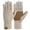 C-Beige, variant on KOITHOT Winter Women Touchscreen Leather-Palm Gloves, Elegant Warm Touchscreen Gloves for Women Gift Set