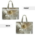 thumbnail image 2 of Pofeuu Elegant Ivory Flower Print Laptop Bag Carrying - Computer Bag Laptop Case Shoulder Slim Work Travel, 2 of 8