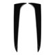 thumbnail image 1 of 2pcs Rear Window Side Spoiler Canard Wing Glossy Black Replacement for X3 F25 2011-2017, 1 of 5
