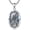 St Benedict, variant on Holy Family Necklace 925 Sterling Silver Abalone Shell Protector Medal Catholic Jewelry for Women Men