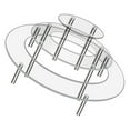 thumbnail image 6 of Raindrops  3 Pcs Dessert Holder Shelf Semicircle Cake Display Stand Party, 6 of 8