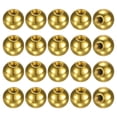 thumbnail image 1 of Perillas de tuerca de bola roscadas de 20 piezas, tapa de tuerca de bola hembra de acero al carbono M3x9mm para accesorios de iluminación / maquinaria / bricolaje, [Oro Electrofóretico], 1 of 7