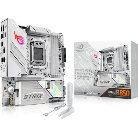 ASUS ROG Strix B850-G AMD AM5 Micro-ATX Gaming Motherboard with DDR5, PCIe 5.0 & WiFi