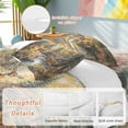 thumbnail image 4 of Deer Duvet Cover Set Queen Size Forest River Landscape Soft Lightweight Comforter Covers 4 Piece Bedding Set with 1 Duvet Cover 1 Bed Sheet & 2 Pillow Shams, 4 of 8