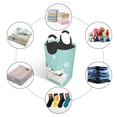thumbnail image 5 of Lsque French Bulldog Taking a Bath Laundry Basket, Laundry Hamper, Dirty Clothes Hamper for Laundry, Collapsible, Waterproof Laundry Baskets with Aluminum Handles for Laundry, Dorm, Family, 5 of 6