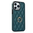thumbnail image 6 of Simple Plaid fastened ring stand phone leather case for iPhone 11, 6 of 13