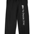 thumbnail image 2 of Twilight Zone Logo Men's Black Sleep Pants-Small, 2 of 5