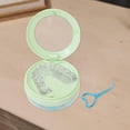 thumbnail image 5 of Caja De Almacenamiento De Con Espejo Portátil Para Limpieza De Retenedores Mujeres Adolescentes Azul De Almacenamiento De Con Espejo Portátil Para Limpieza De shamjiam  none, 5 of 5