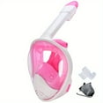 thumbnail image 1 of Full Face Snorkel Mask With Camera Mount, 180 Degree Panoramic View Anti-Leak Snorkeling Swimming Diving Goggle For Adults, 1 of 5