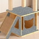 thumbnail image 4 of Alfombrilla rascadora para gatos autoadhesiva recortable para muebles, protector antiarañazos para gatos, rascador para gatos, alfombrilla para escalar en la pared, alfombra para rascar gatos, 4 of 5
