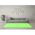 thumbnail image 3 of Ahgly Company Indoor Square Solid Green Modern Area Rugs, 8' Square, 3 of 4