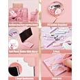 thumbnail image 4 of Pink Desk Accessories, 24Pcs Pink Office Supplies and Desk Organizers, with Tape Dispenser, Stapler, Staple Remover, Ect, Gift Box Packaging, 4 of 7
