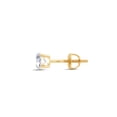 thumbnail image 2 of 0.30 Carat Lab Grown Diamond Single Stud Earring in 14k Yellow Gold (E-F, VS1-VS2) 4-Prong Basket Screw Back, 2 of 8