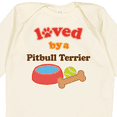 thumbnail image 4 of Inktastic Pitbull Terrier Loved by a (Dog Breed) Boys or Girls Long Sleeve Baby Bodysuit, 4 of 5