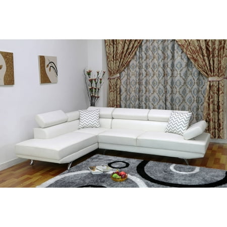 UFE Sofia i2i iPiecei iWhitei Faux iLeatheri Modern iLivingi iRoomi 