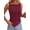 Deep Red, variant on Asymmetrical Tops for Women Sleeveless Twist Straps Slim Fit Y2K Ruched Tank Shirts Going Out Top Deep Red L